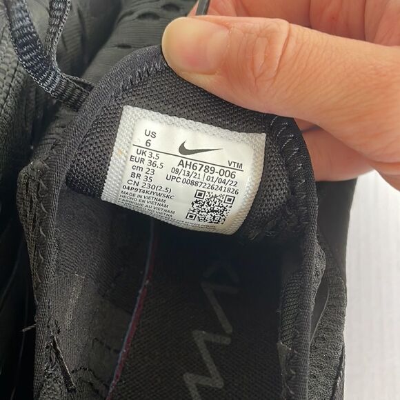 Nike Air Max 270 Black USA Women Size 6/UK 3.5/EU 36.5(AH6789-006) - Picture 12 of 12